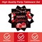 40pcs Black and Red Birthday Party Supplies,Include 20 Dessert Plate, 20 Napkin,For Men and women Birthday Party Supplies,Used for Black and Red Birthday Party Decoration